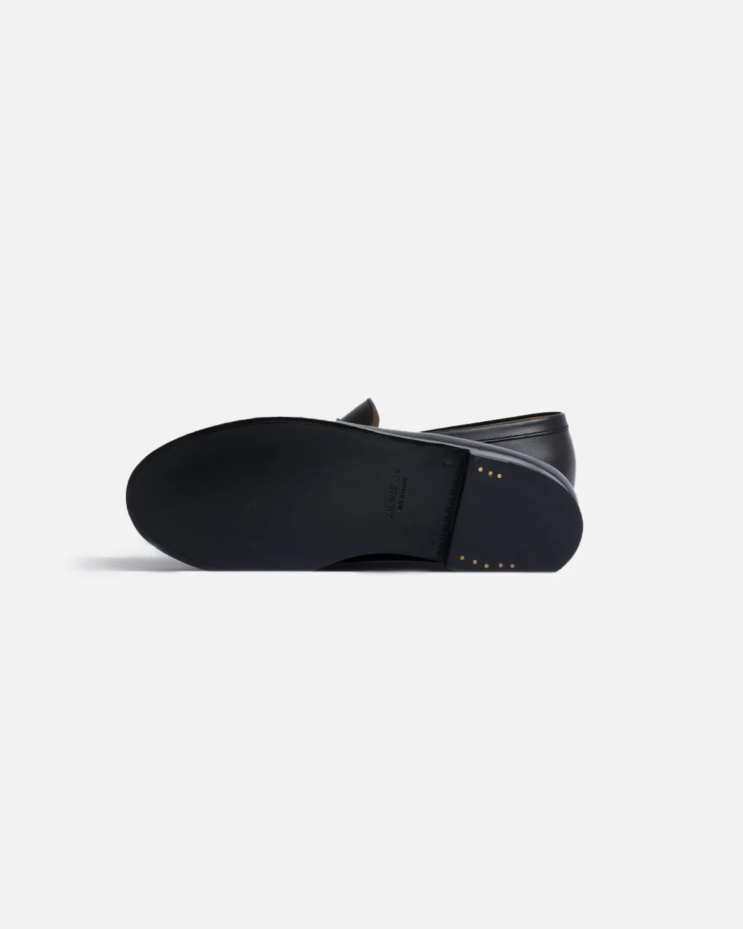 J.M. Weston 180 Loafer Black Box Calf D Width - Image 3