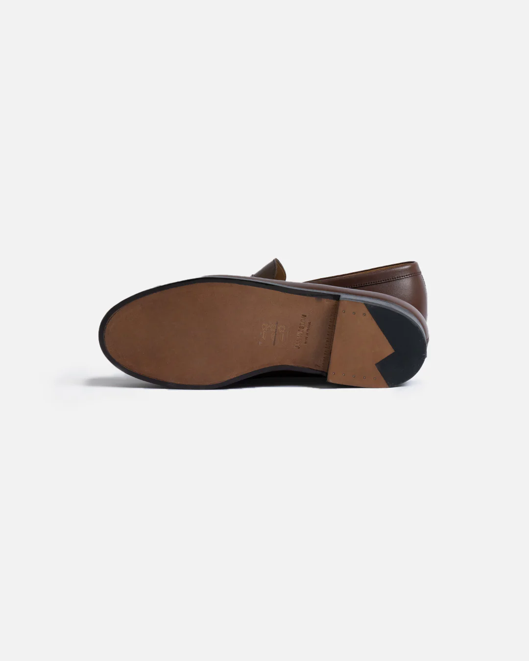 J.M. Weston 180 Loafer Tan Box Calf D Width - Image 3
