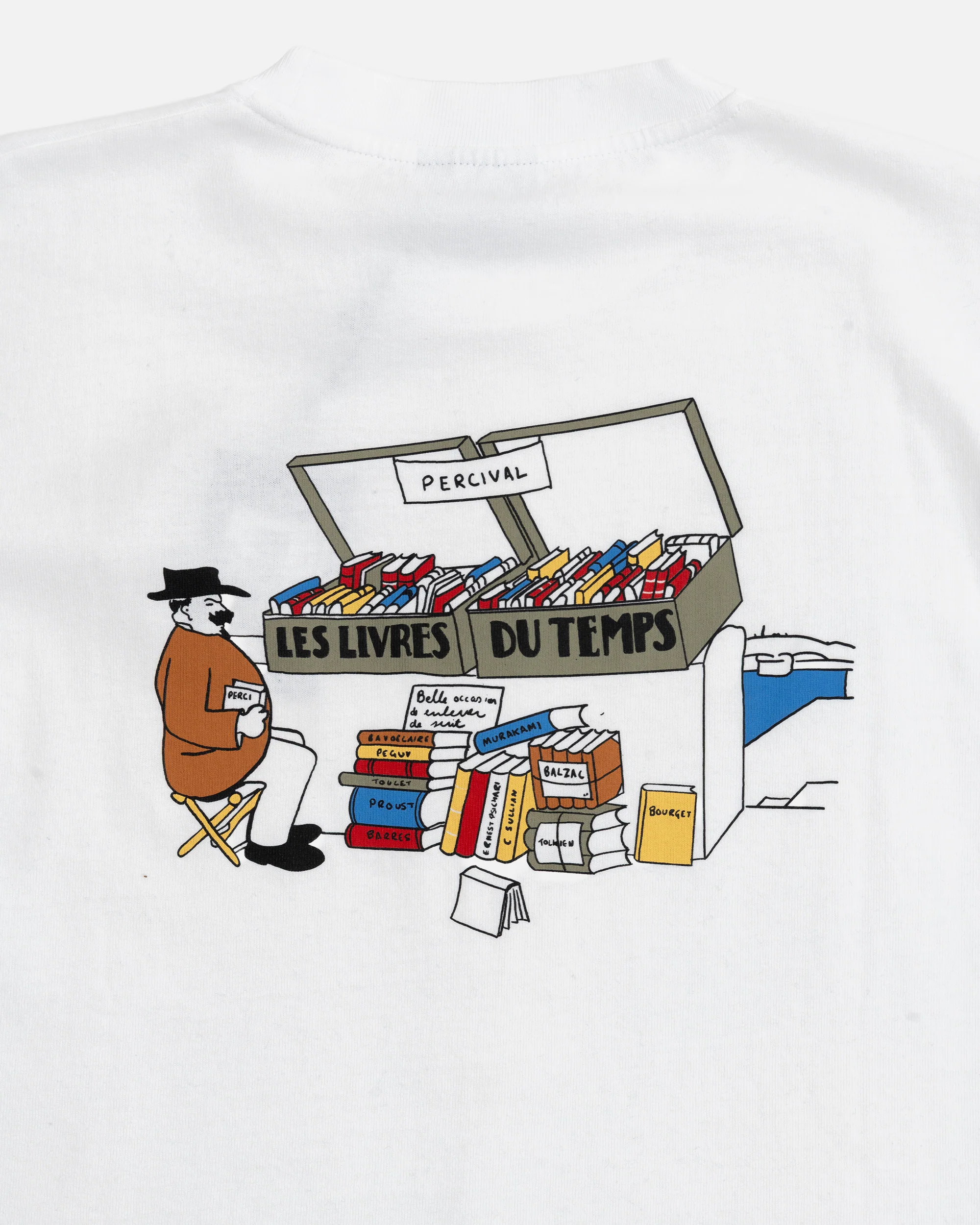 Percival Du Temps Oversized T-Shirt Cotton White - Image 4